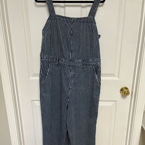 Denim Striped Jumpsuit